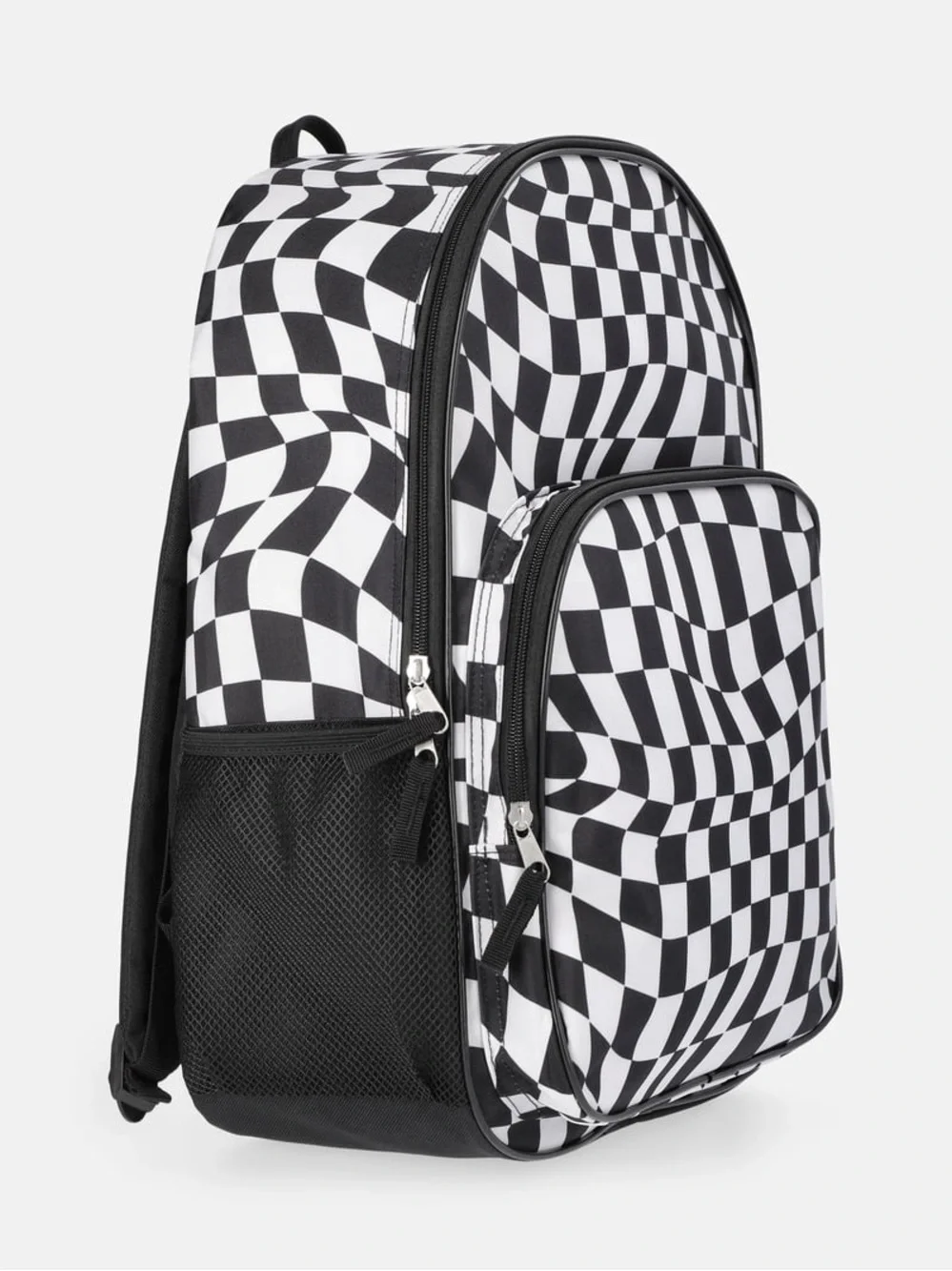 Black & White Checkerboard Kids Backpack W